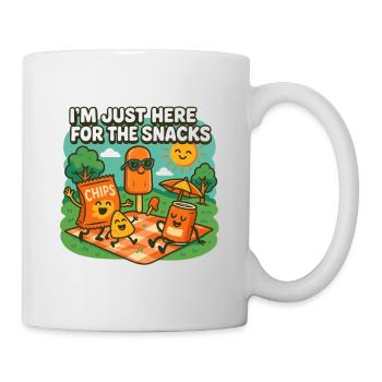 I'm only here for the snacks - Mug - white - Right