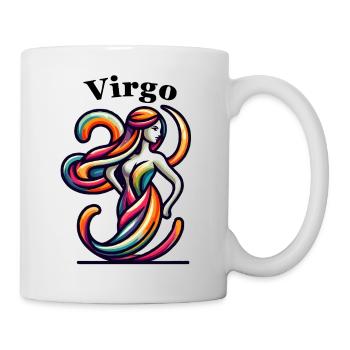 Virgo Virgo colorful - Mug - white - Right