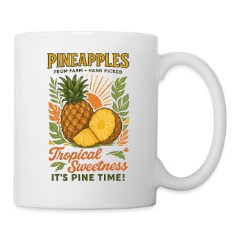 Douceur tropicale de l’ananas - Mug blanc - blanc - Droite