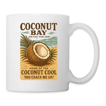 Kokosnuss Bay Sommer Retro - Tasse - Weiß - Rechts