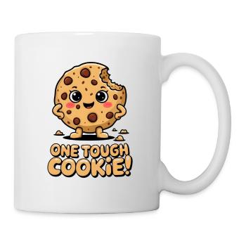 Un biscuit coriace ! - Mug blanc - blanc - Droite