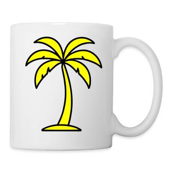 Palm Outline - Mug - white - Right