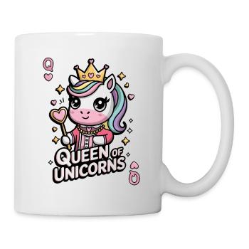 Queen Of Unicorns - Mug - white - Right