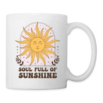 Seele und sonne - Tasse - Weiß - Rechts