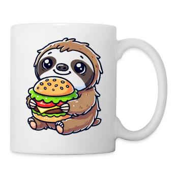 Burger paresseux - Mug blanc - blanc - Droite