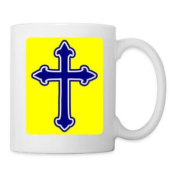 Cross symbol - Mug - white - Right