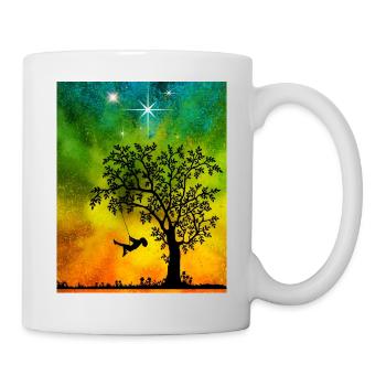 Child on the swing - Tasse - Weiß - Rechts
