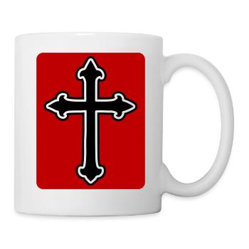 Cross symbol - Mug - white - Right