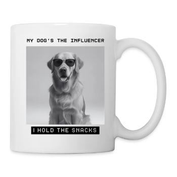 Dog Influencer - Golden Retriever with Attitude - Mug - white - Right