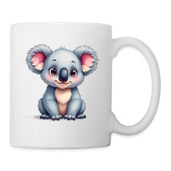 Cute Koala Bear Cartoon Design - Mug - white - Right