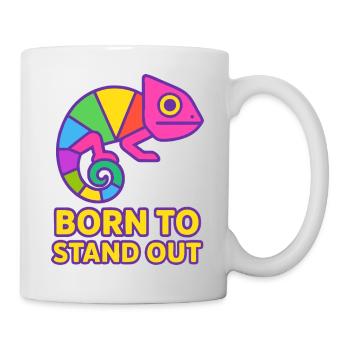 Chameleon Pride – Stand out with style Gay Pride CSD - Mug - white - Right