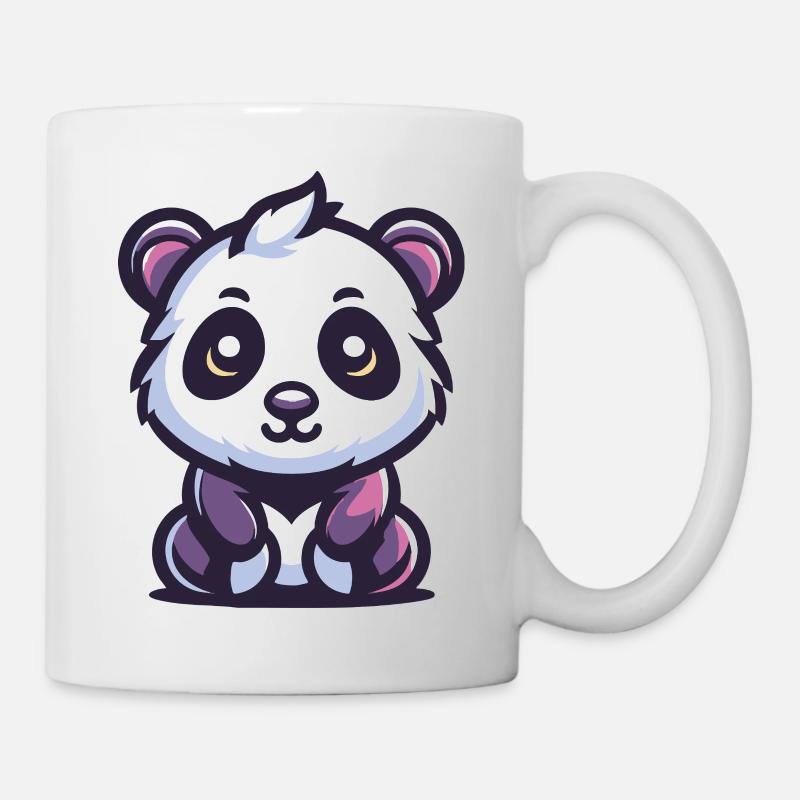 Panda doux - Mug blanc - blanc