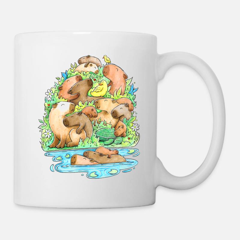 Capybara - Mug - white