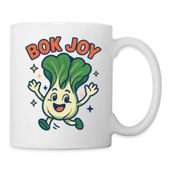 Bok Joy – Bok Choy heureux - Mug blanc - blanc - Droite