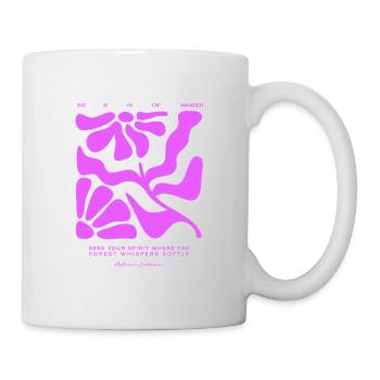 La paix au cœur de l’envie de voyager - Mug blanc - blanc - Droite