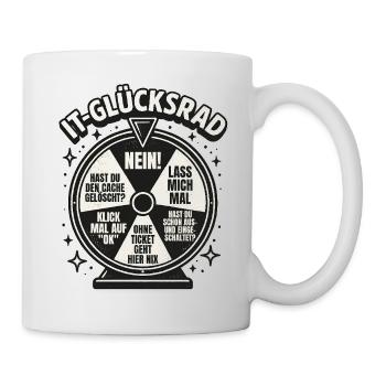Support informatique Roue de la fortune Service Desk d’assistance informatique - Mug blanc - blanc - Droite
