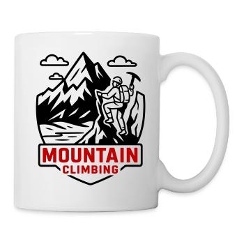 Mountaineering Mountains - Mug - white - Right
