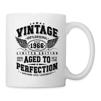 Vintage, 1966, Vintage Retro, Cadeau d’anniversaire - Mug blanc - blanc - Droite
