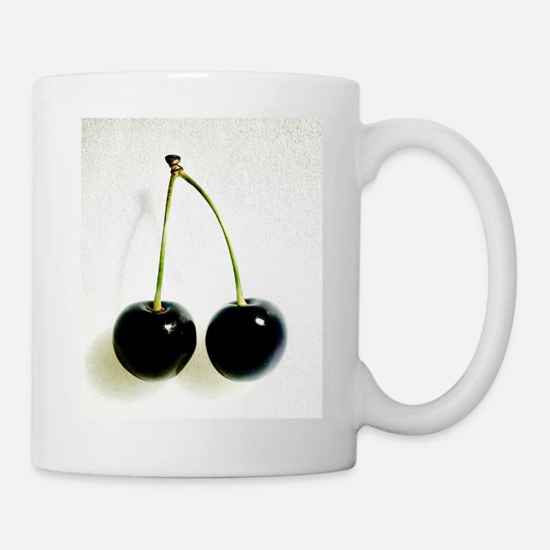 Kirsche - Tasse - Weiß