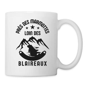Humour marmottes - Mug blanc - blanc - Droite