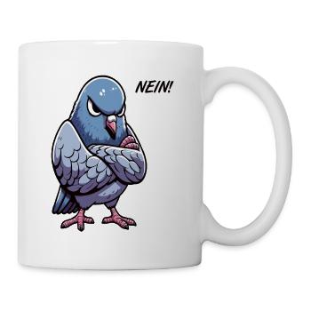 Nein Taube Tauben Taubenzüchter Taubenliebhaber - Tasse - Weiß - Rechts