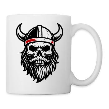 Viking Skull - Mug - white - Right