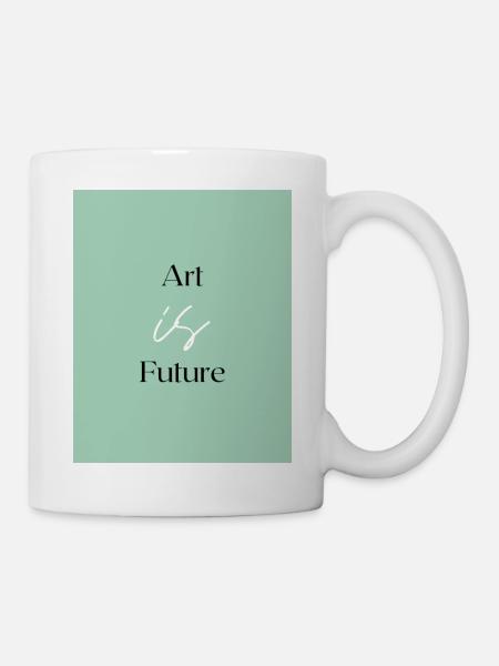 L’art est l’avenir - Mug blanc - blanc