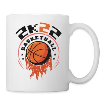 2K22 Basketball - Flaming Hoop Design - Mug - white - Right