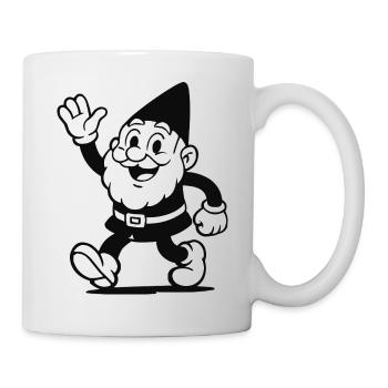 gartenzwerg - Tasse - Weiß - Rechts