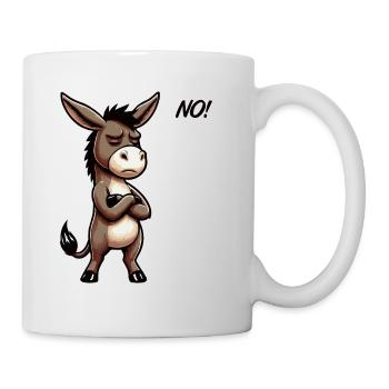 No Donkey Donkey Donkey Holder Muli Long-Eared Donkey - Mug - white - Right