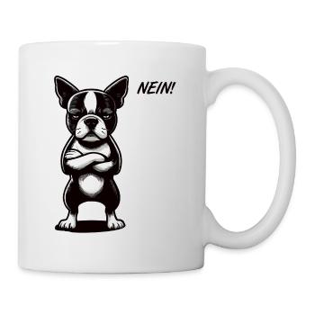 Nein Boston Terrier Boston Boston terrier besitzer - Tasse - Weiß - Rechts