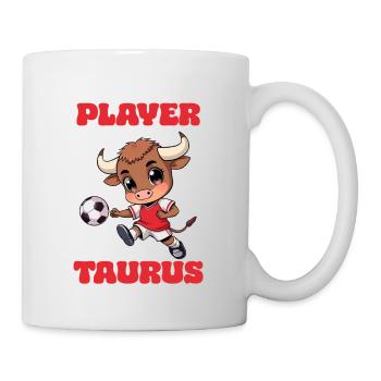 Soccer Soccer Player Taurus Zodiac Sign Taurus - Mug - white - Right