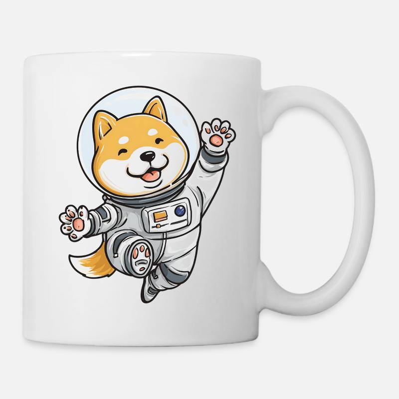 Astronaut Dog - Mug - white