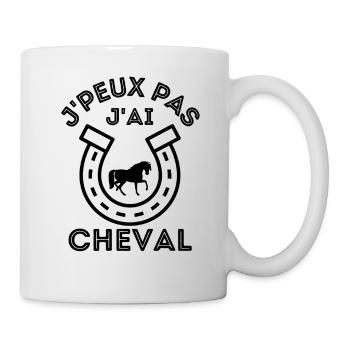 I can't I have horse - Mug - white - Right