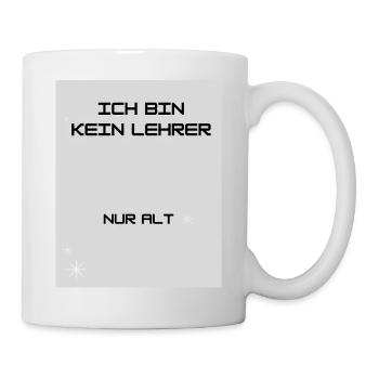 Lehrer - Tasse - Weiß - Rechts