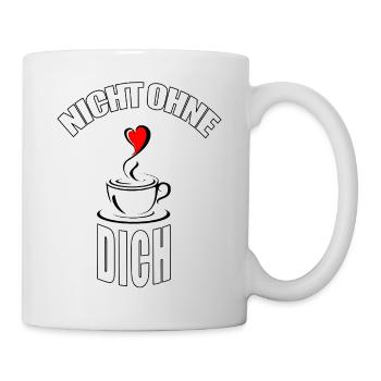 Cafe Mug NOT WITHOUT YOU - Mug - white - Right