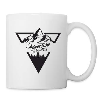 Abenteuer in den Bergen - Tasse - Weiß - Rechts