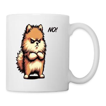 No Pomeranian Dwarf Spitz Dwarf Spitz Holder Spitz - Mug - white - Right