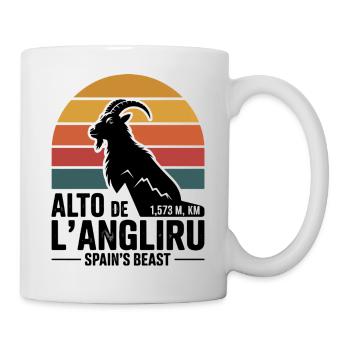 Alto de l'Angliru – Spaniens Biest - Tasse - Weiß - Rechts