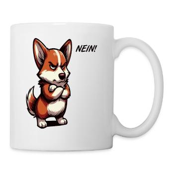 Nein Corgi Corgis Welsh Corgi Corgibesitzer Corgis - Tasse - Weiß - Rechts