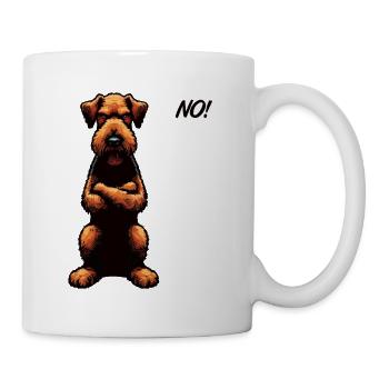 Pas d’Airedale Terrier Airedales Airedalebesitzer - Mug blanc - blanc - Droite