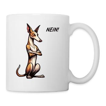 Nein Podenco Podencoliebhaber Podencobesitzer - Tasse - Weiß - Rechts