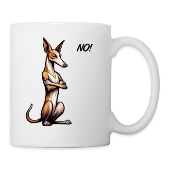 Pas de Podenco Amoureux de Podenco Podenco Propriétaires de Podenco - Mug blanc - blanc - Droite