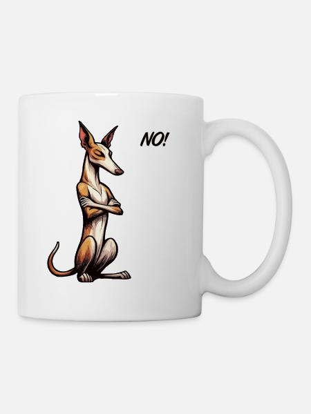 No Podenco Podencoliebhaber Podencobesitzer - Tasse - Weiß