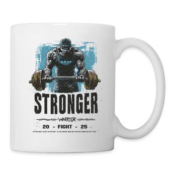 Plus fort - Mug blanc - blanc - Droite