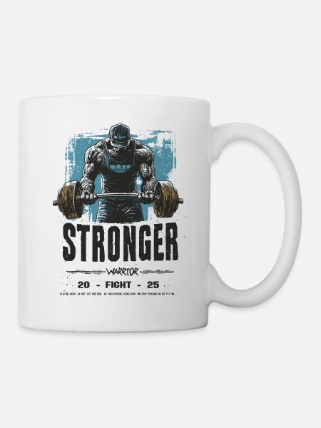 Stronger - Tasse - Weiß