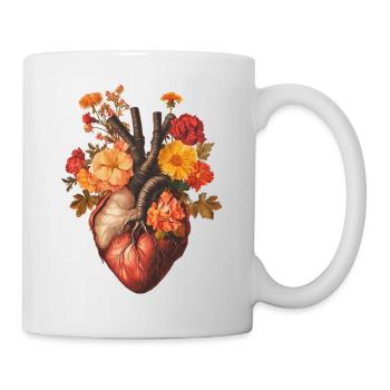 Flower Heart - Mug - white - Right