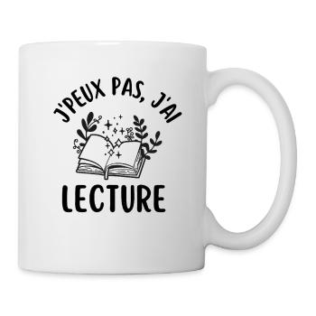 Ich kann es nicht lesen, ich - Tasse - Weiß - Rechts
