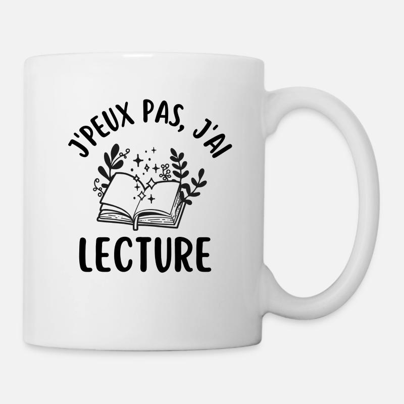 I can't I read it - Mug - white