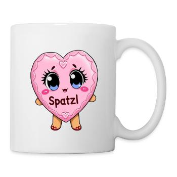 Octobre Volksfest Spatzl Pain d’épice Coeur Petite amie - Mug blanc - blanc - Droite